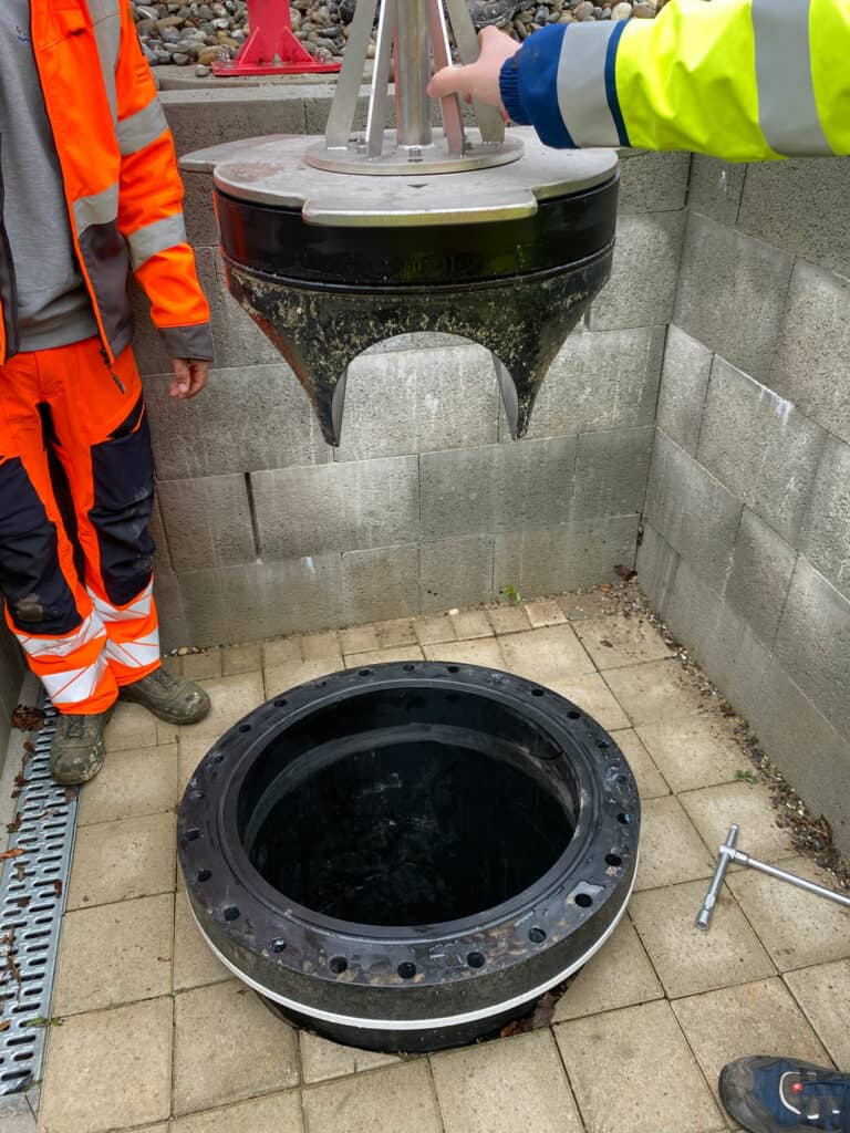 Druckrohrreinigung und Inspektion mit der Molchstation Quick-Pig - Gemeinde Glattfelden