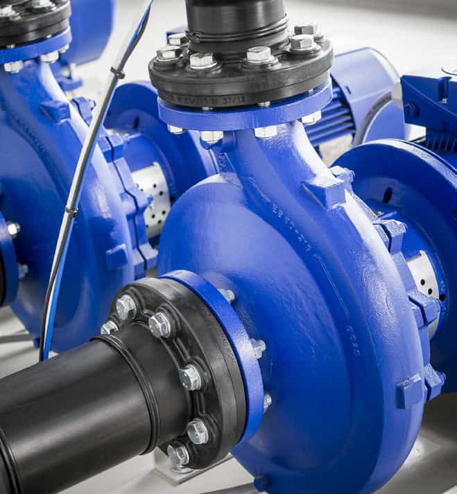 Für den Anschluss von PE Rohrleitungen an Pumpen, Armaturen, Absperrklappen und Stahl- oder GFK-Rohrleitungen wurde der Sonderflansch VP entwickelt.